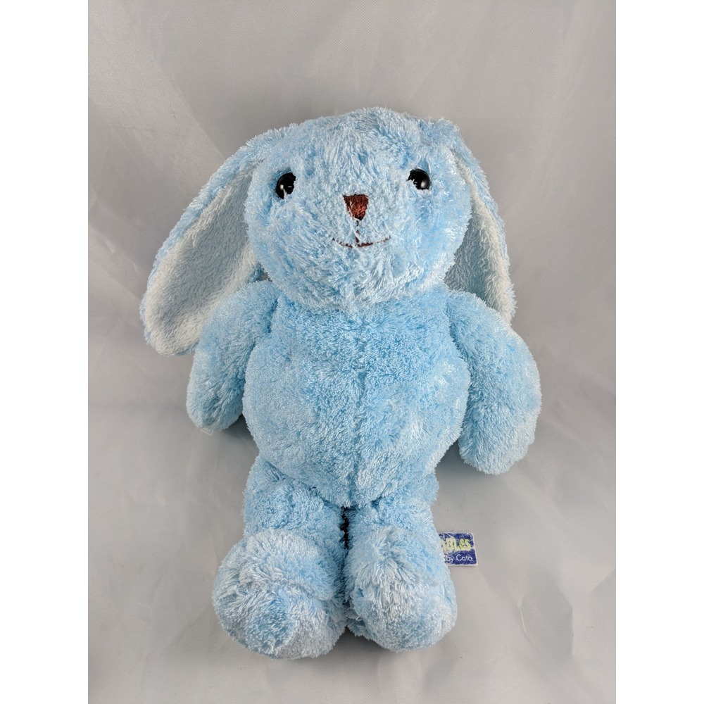 Cato Mushables Blue‎ Rabbit Plush 12 Inch Stuffed Animal toy